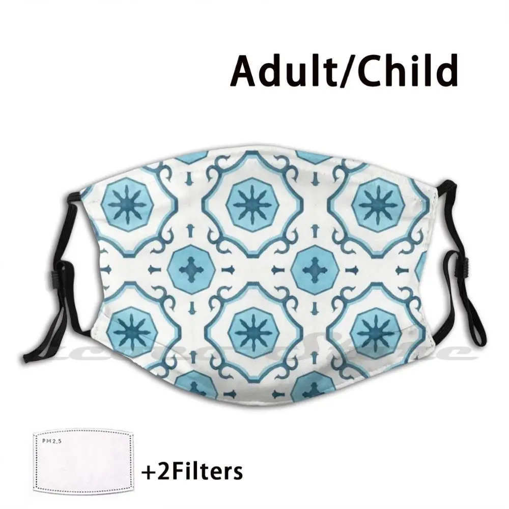 

Марокканская маска клевера для взрослых детей моющаяся Pm2.5 фильтр логотип творчество марокканский Клевер опустошительно красивый эффектн...