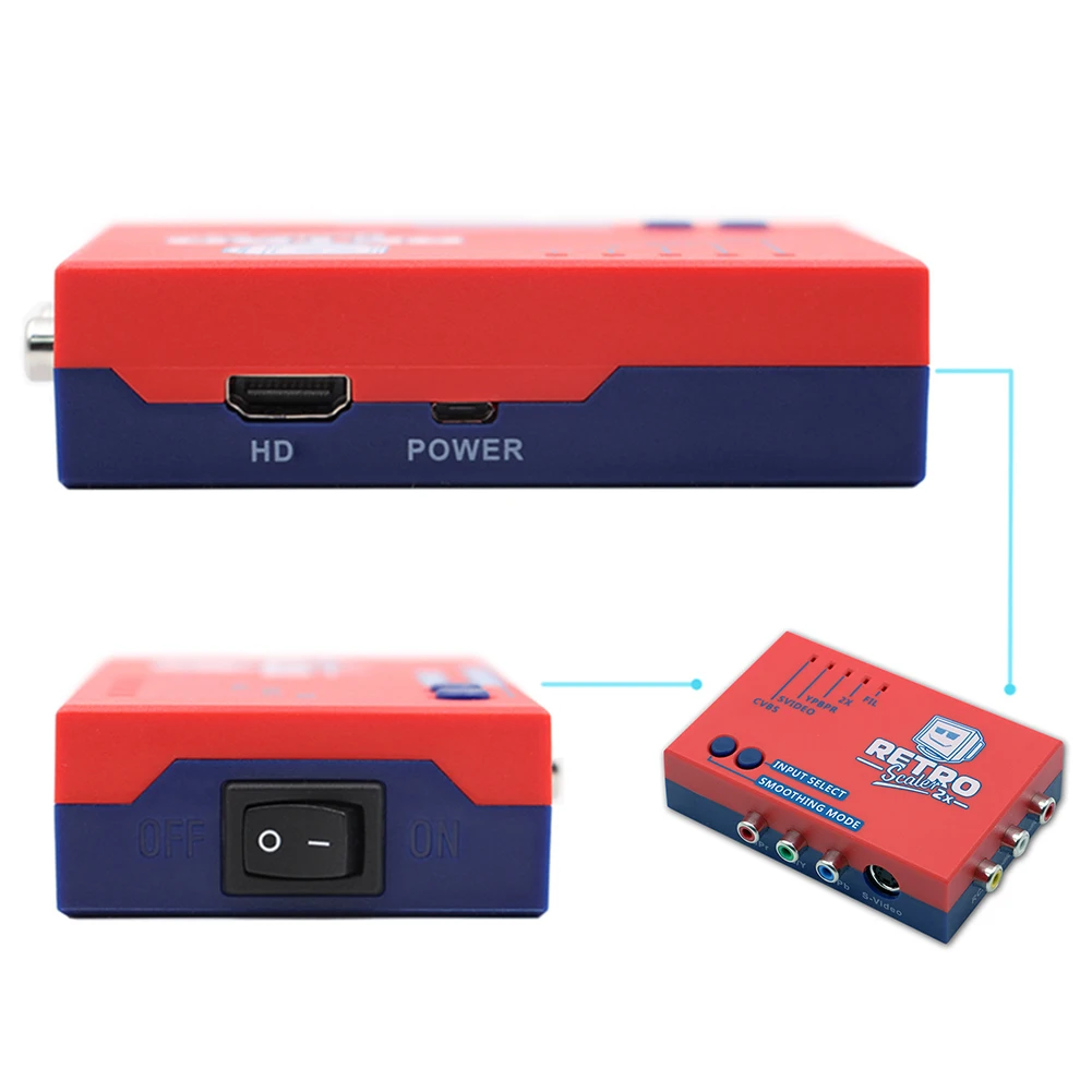 Адаптер AV HDMI для консолей PS2/N64/NES/Dreamcast/Saturn/MD1/MD2|Запасные части| |