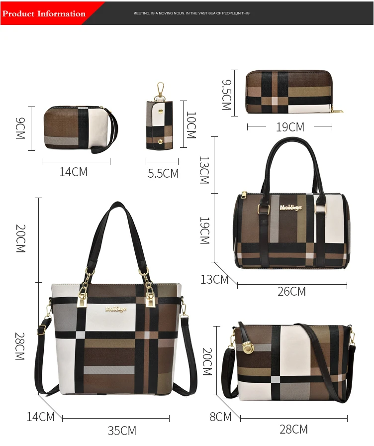 MIWIND, женские сумки через плечо, новинка, Сумки из искусственной кожи, сумки, сумки, набор из 6 предметов, функциональные, портативные, большая вместительность, износостойкие