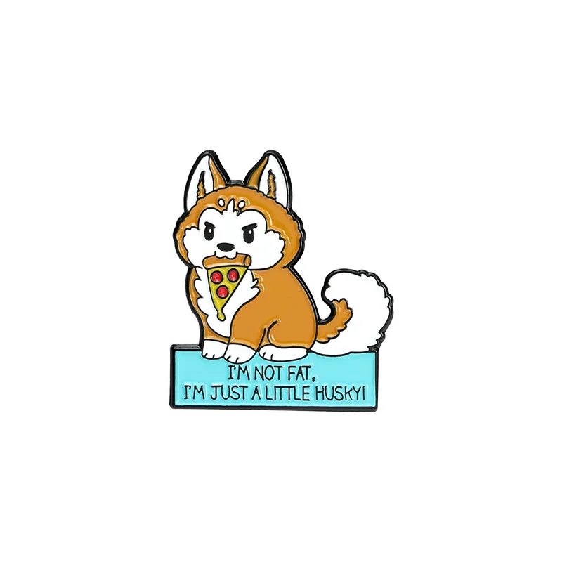 Мультяшная креативная эмалированная брошь из серии животных значок в форме