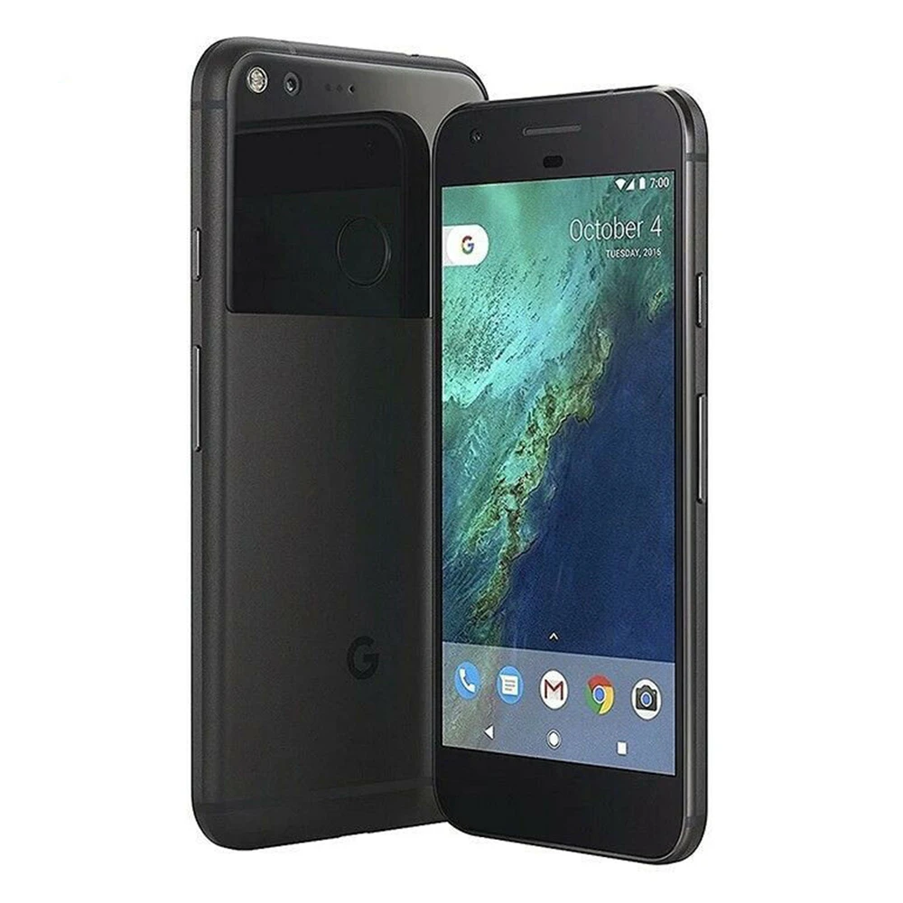 Мобильный телефон Google Pixel, 4G LTE, Android, четырехъядерный процессор 5,0 дюймов, 128 МП и 8 Мп, 4 Гб ОЗУ, Гб ПЗУ, отпечаток пальца, NFC