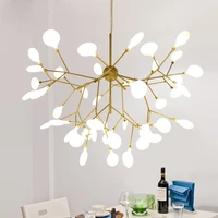 led modern firefly chandelier lighting pendant lusture chandeliers for living room bedroom kitchen nordic design fixture lights