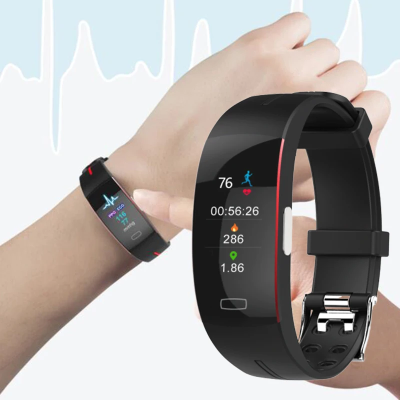 

Men's Smart Watch Fitness Bracelet Heart Rate Monitor Waterproof Woman Sport Watches Smart Band For IOS Android Electronic Clock