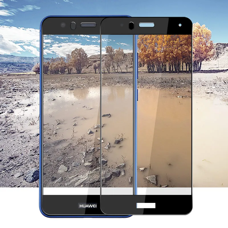 2 шт. Защитное стекло для huawei p10 lite plus закаленное стекло p 10 p10lite Huavei Hauwei Huawie Защитная оригинальная пленка