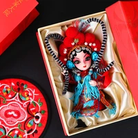peking opera doll beijing monk doll souvenir ornament exquisite silky featuring local chinese style gift decorations for home