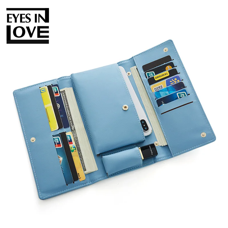 Многофункциональная женская сумка на плечо стильный минималистичный кошелек