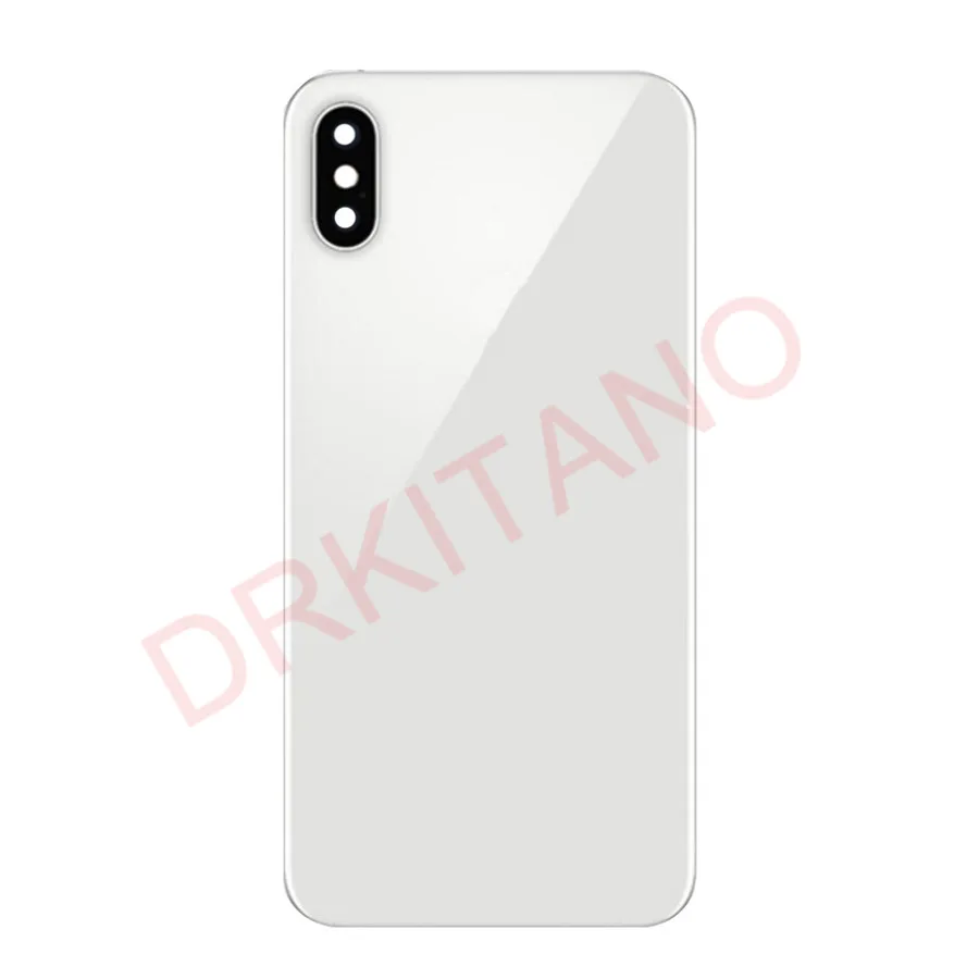Задняя стеклянная панель для iPhone X XS MAX Крышка батарейного отсека корпус заднего