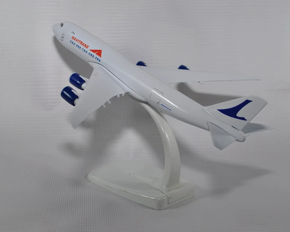Navitrans-Avi&oacute;n de aleaci&oacute;n de Metal, modelo de avi&oacute;n de 20cm, CGO, PEK, taod, FRA, Boeing, 747, B747-8-2
