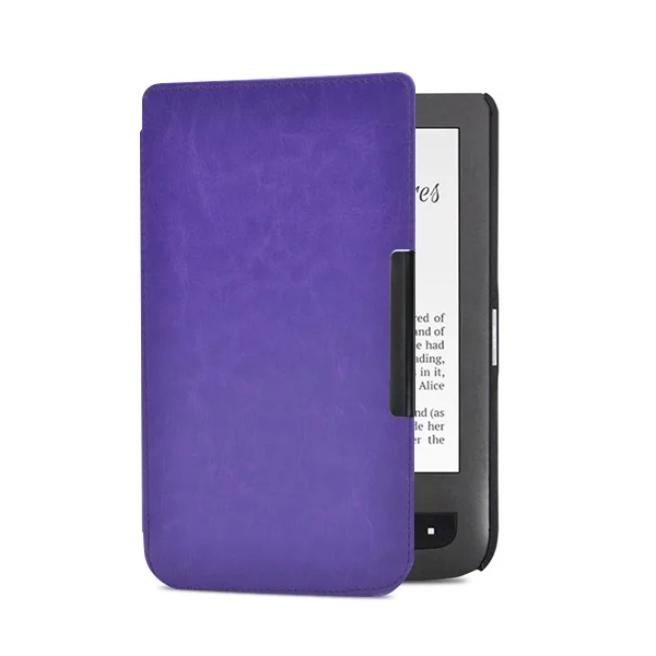 PB624 FM PL Высокое качество кожаный чехол для Pocketbook basic touch lux 2 614/624/626/640 touch lux 3 pocketbook электронная читалка чехол - Цвет: PB624 FM PL