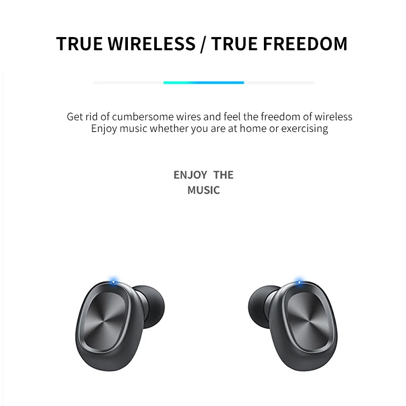 B9 наушники-вкладыши TWS Bluetooth гарнитура 5 0 беспроводной 8D спортивные hifi-наушники