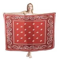 promotion custom logo super fine wool soft sarong scarf polynesian samoan style home bath towel
