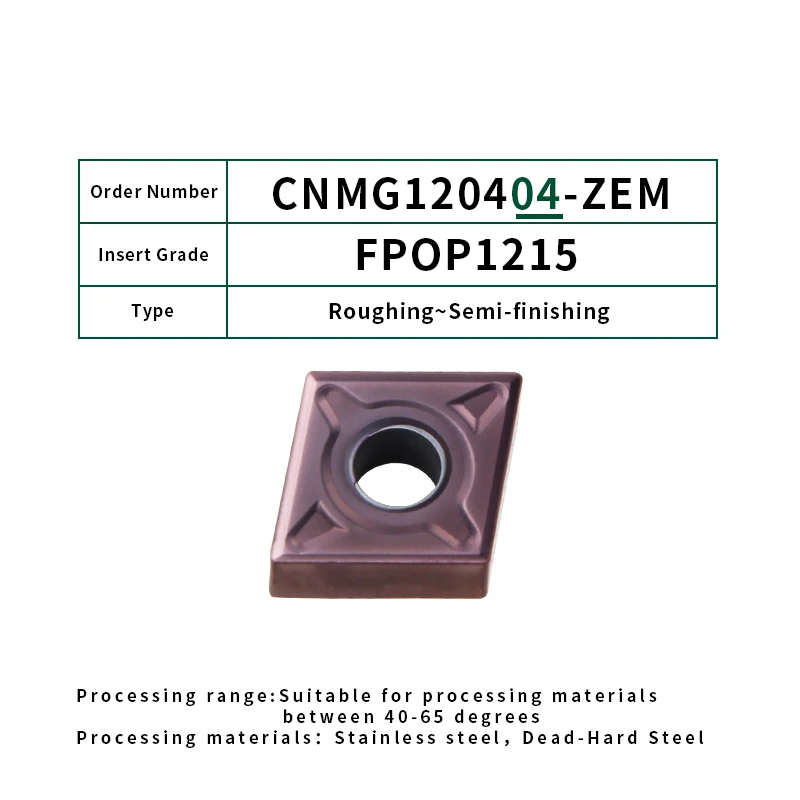 FivePears 10 шт. CNMG120404/08 12-MA MS TM ZEM ZPM внешний твердосплавный инструмент для обработки деталей вращения вставки токарно-винторезные станки с ЧПУ с резьбовой головкой, режущий инструмент