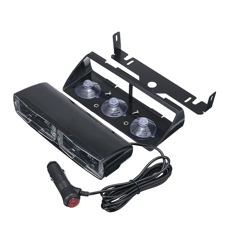 Синий и красный 16 светодиодный стробоскоп вспышка светильник тире в машине