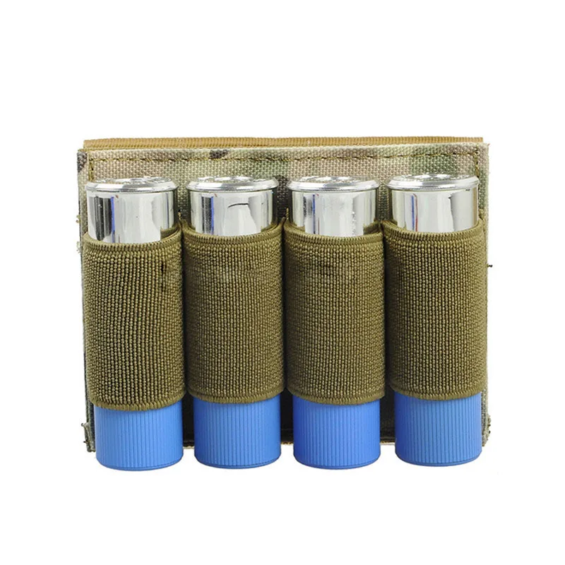 

Airsoft 12GA Rifle Gun Bullet Pouch Paintball Buttstock Ammo Pouch Carrier Magic Sticks 4 Shells Cartridge Holder Wholesale