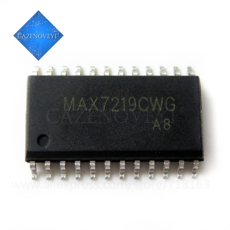 10 шт./лот MAX7219CWG MAX7219 SOP 24 в наличии|Интегральные схемы| |