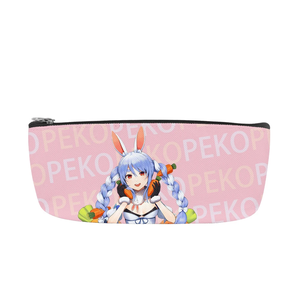 

Fashion HOLOLIVE VTuber Usada Pekora 3D Merch Oxford cosmetic bag, multi-purpose cosmetic bag, pen coin bag with zipper Kawaii
