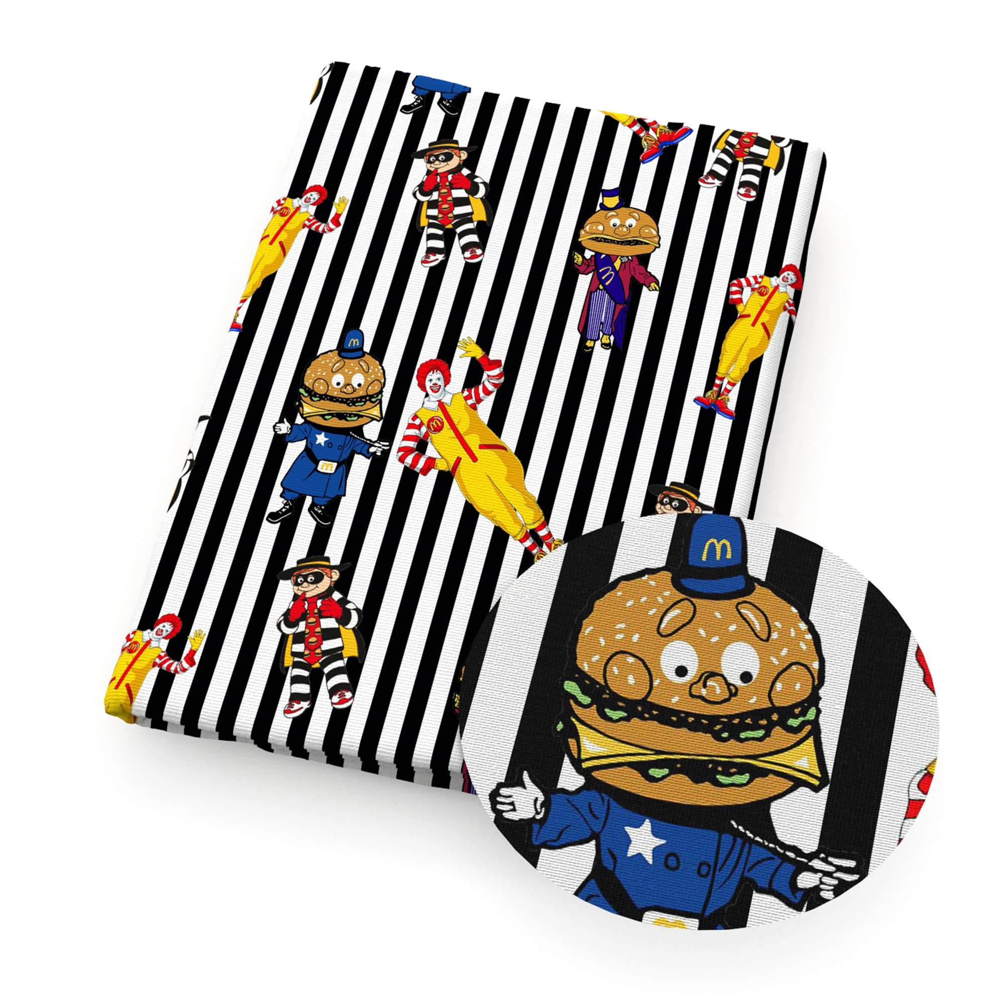 50*145см Счастливый Новый год 2022 Картон Полиэстер Хлопковая ткань Пэчворк Ткань Для детей Домашний текстиль Шитье Кукольное платье 1Yc20340