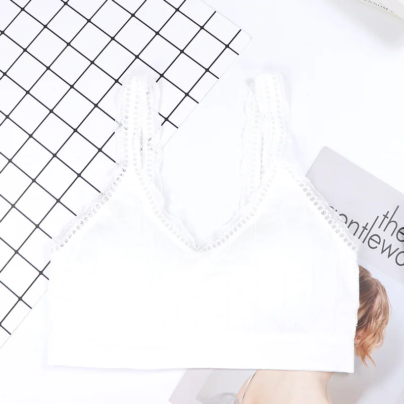 CHRLEISURE кружевной бюстгальтер с принтом в виде сердца для отдыха чашечки