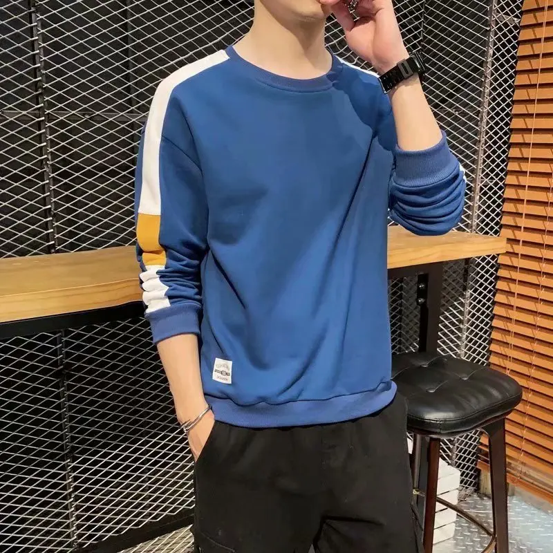 Мужская толстовка с капюшоном Ins черная желтая белая синяя Толстовка в