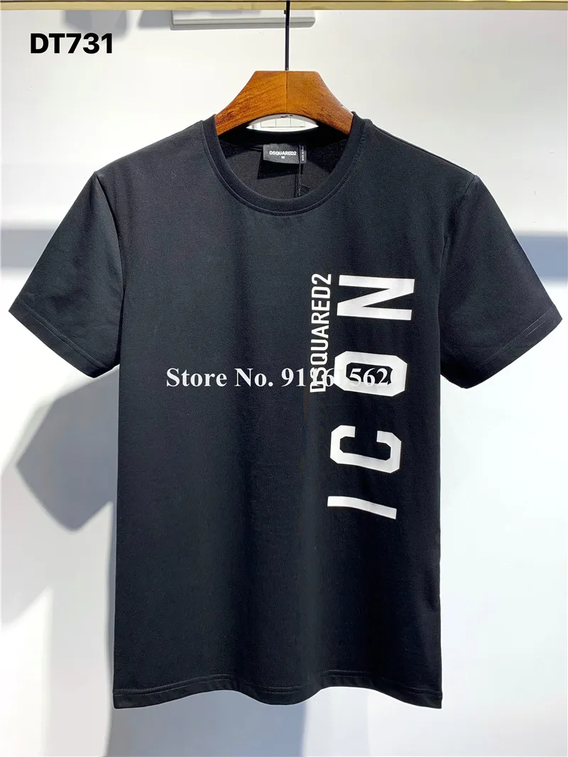 

Dsquared2 T-Shirt D2 Men Women Print Tees Dsq2 Short Sleeve DT731