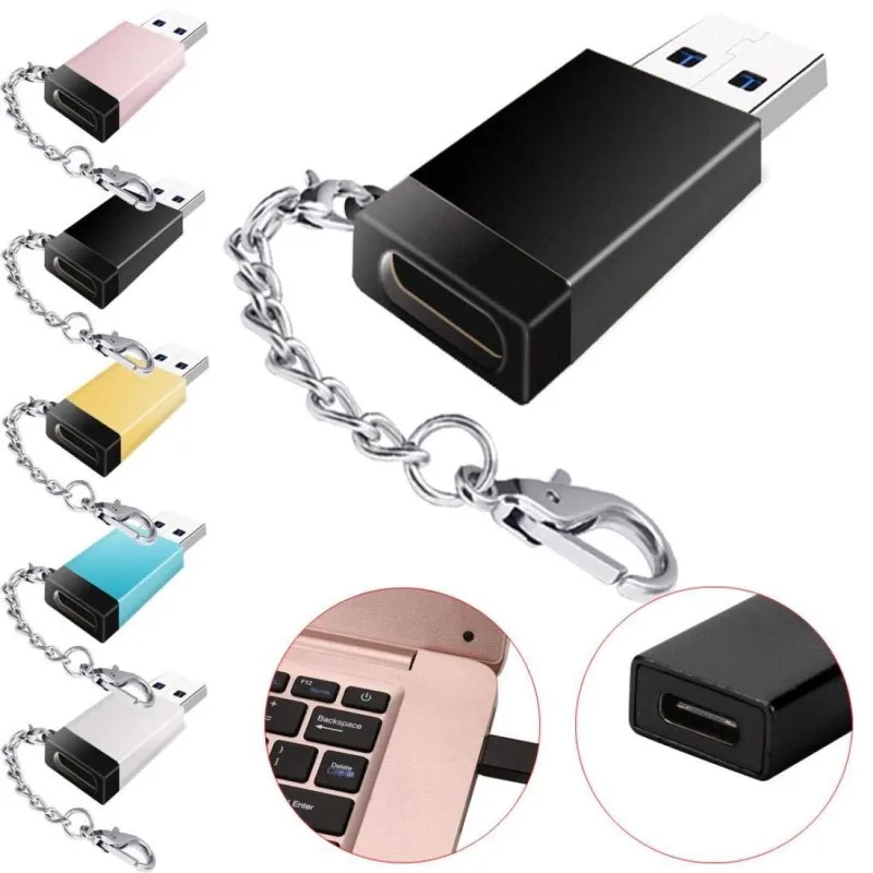 USB OTG адаптер Тип C для 3 0 Кабельный Xiaomi 6 Huawei p20 конвертер | Электроника