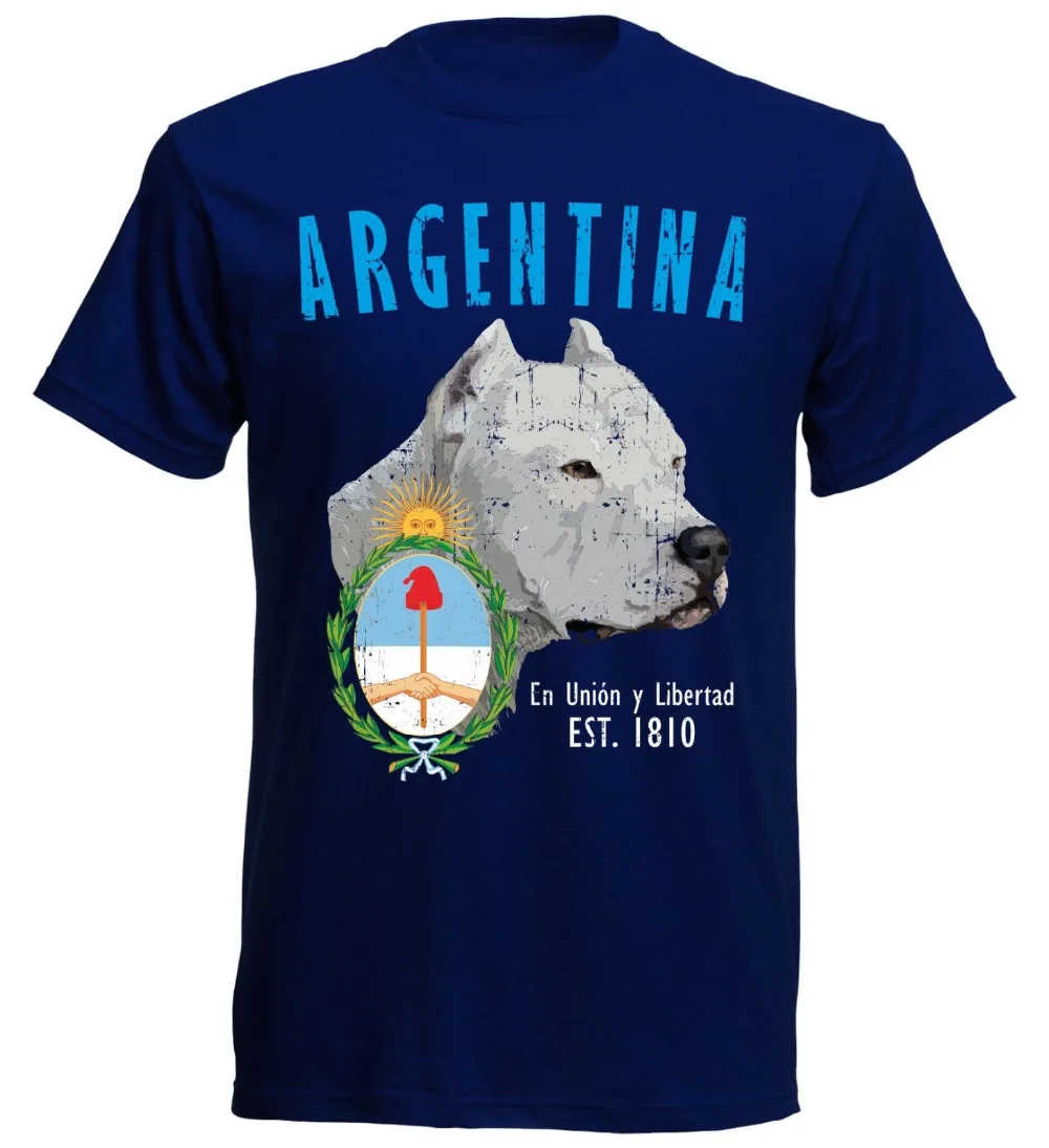 Argentinien футболка Arg мужская футбольная Легенда футбол Dogo Argentino Navy Мужская 2019 летняя