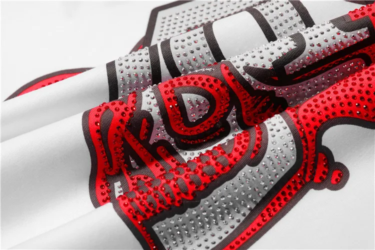 

PP 2021 Men T-shirt Skull Fashion Round Neck Short-Sleeved Sports Tops T-shirt Cotton High Quality Streetwear