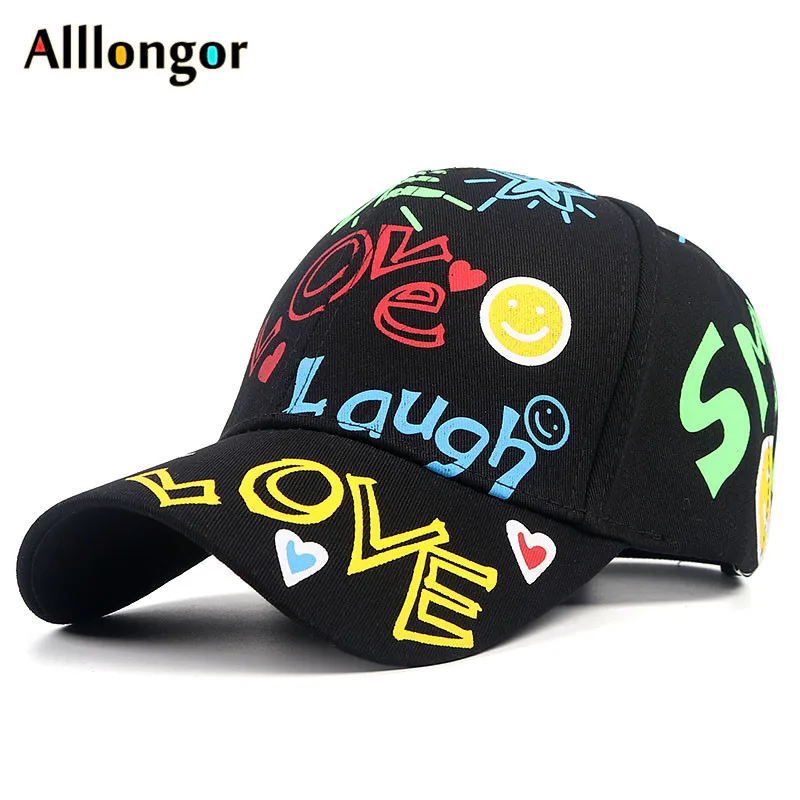 Горячая 2021 Snapback хлопчатобумажные кепки с прямым козырьком для женщин рисунком в