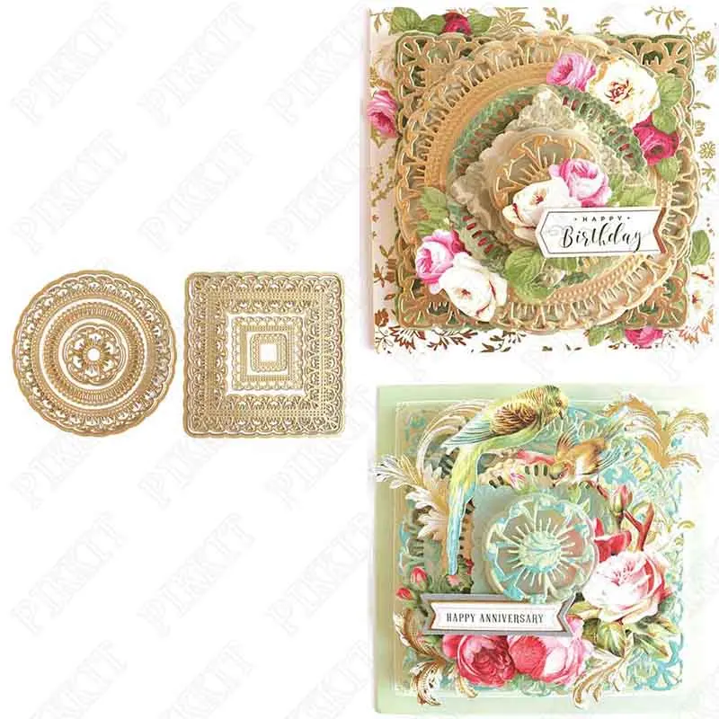 

Round And Square Metal Cutting Die New Arrival 2021 Diy Molds Scrapbooking Paper Making Cuts Crafts Template Handmade Card