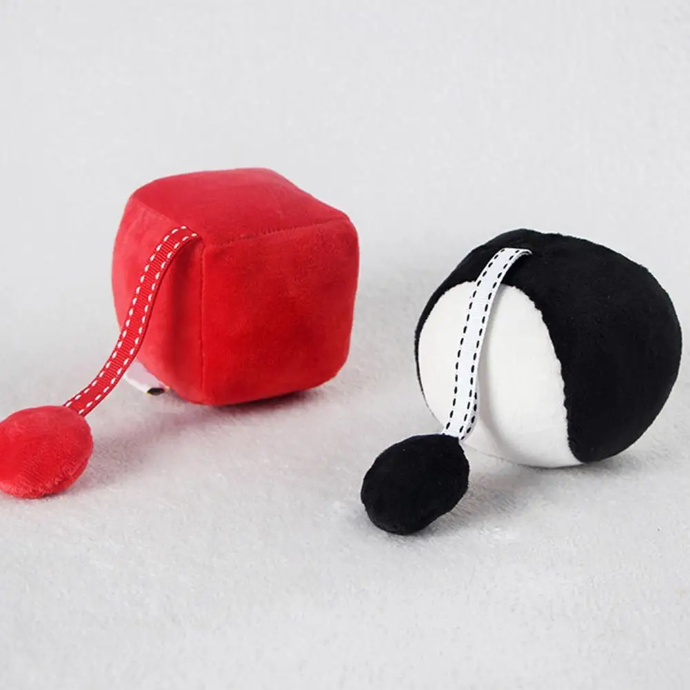 

Eye-catching Baby Toy Colored Visual Development Stuffed Soft Rattle Ball Toy for Infan Baby Sensory Rattle Toy