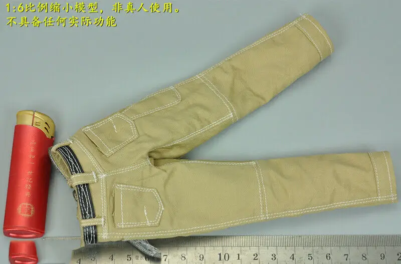 

1/6th ES 26007 Type A pants & belt Model For 12" Male Figure