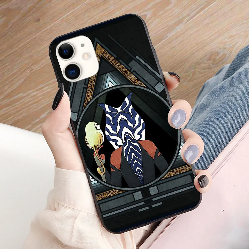 

Ahsoka soft TPU border phone case for iphone 11PRO 11PROMAX 11 X XS XR XSMAX 6 plus 7 7plus 8 8plus cover