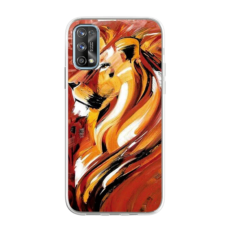 

Phone Case for OPPO A8 A91 A52 F9 Reno Realme C1 Realme C3 Realme X3 Realme X7 Animal Pattern TPU Soft Silicone Phone Cover