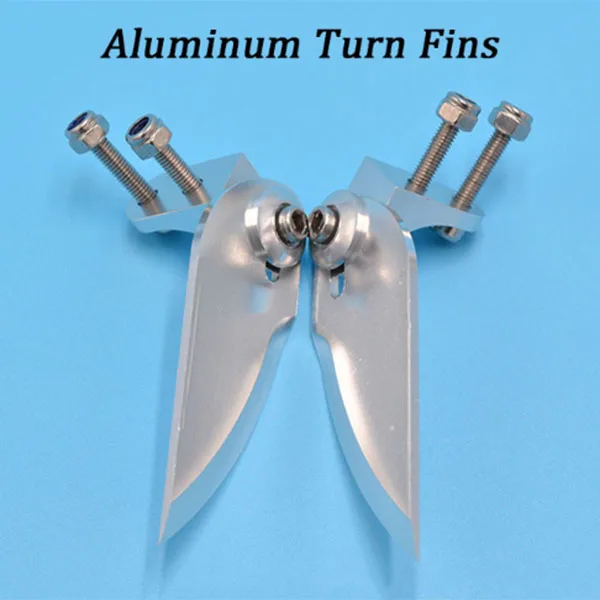 Rc модель лодки плавники регулируемый алюминиевый водный нож для Feilun Ft012 Refit |