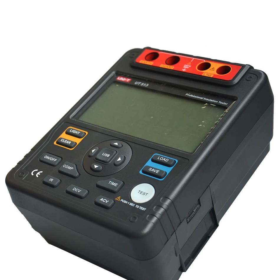 UNI-T UT513 цифровой тестер сопротивления изоляции er тестовый метр Megger 1 M-1000G Ом 5000V и USB интерфейс