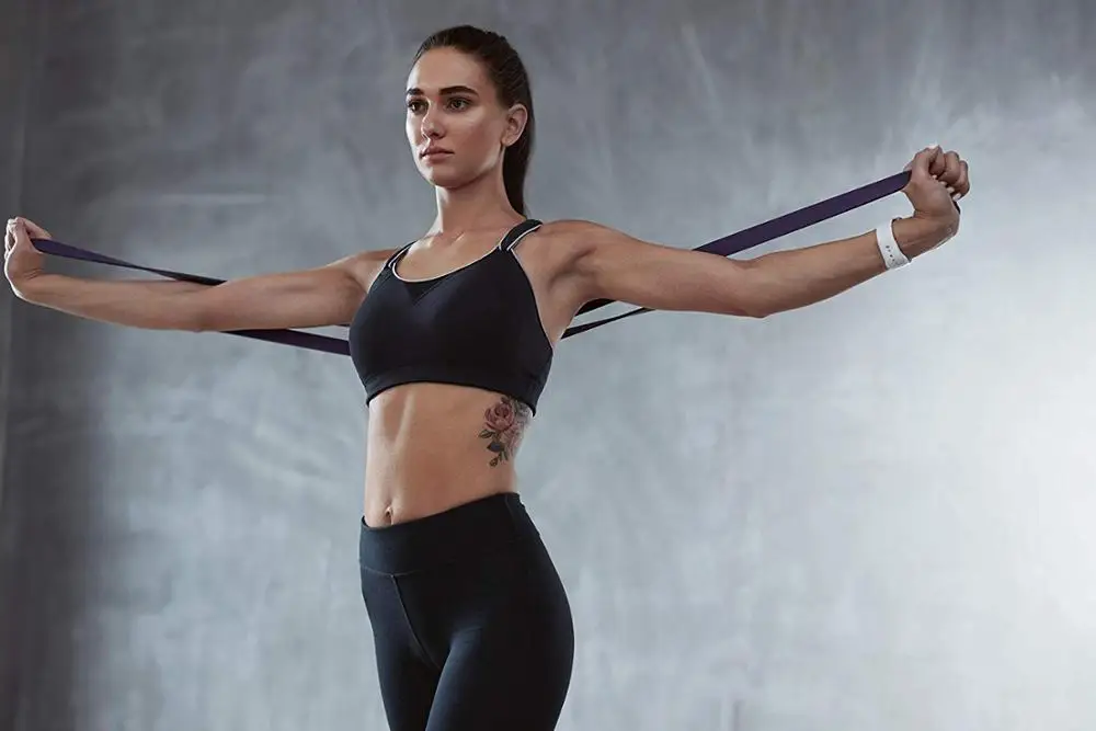 Резиновая лента-эспандер для занятий йогой 120 см | Спорт и развлечения