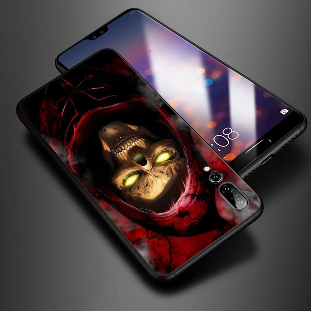 WEBBEDEPP мягкий чехол с черепом для Huawei Honor 6A 7A 7X 7C 8 8A 8X 8C 9 9A 9X 10X Y6P Note 10 20S Lite Pro |