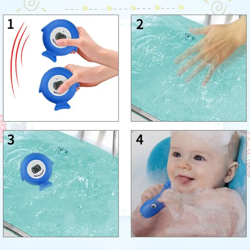

Swiming Pool Floating Thermometer Baby Bath Toy Thermometer Temperature Monitor