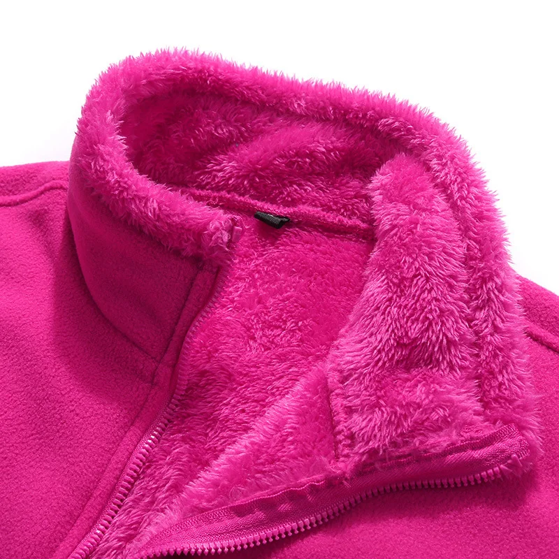 Мужская Женская зимняя теплая флисовая куртка спортивные куртки TECTOP кемпинг