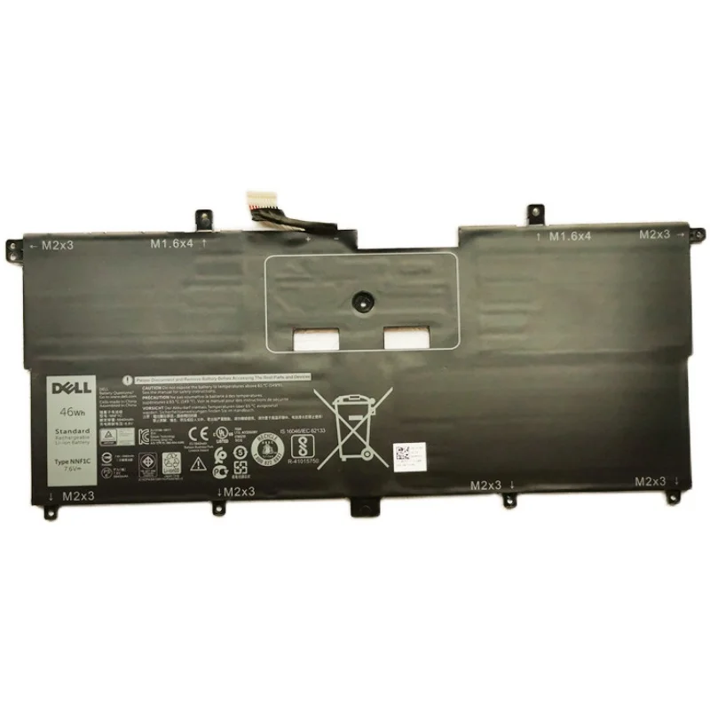 Новый оригинальный аккумулятор для Dell XPS 13 9365 NNF1C HMPFH 7 6 в 46 Вт/ч|Аккумуляторы