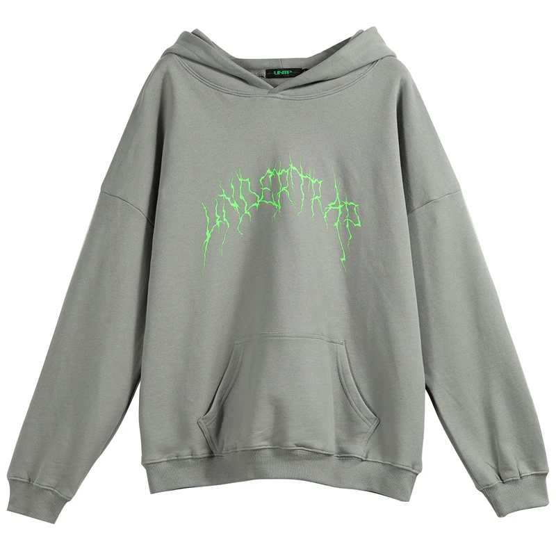 Мужская толстовка с принтом скелета уличная Толстовка в стиле хип-хоп Осень-зима