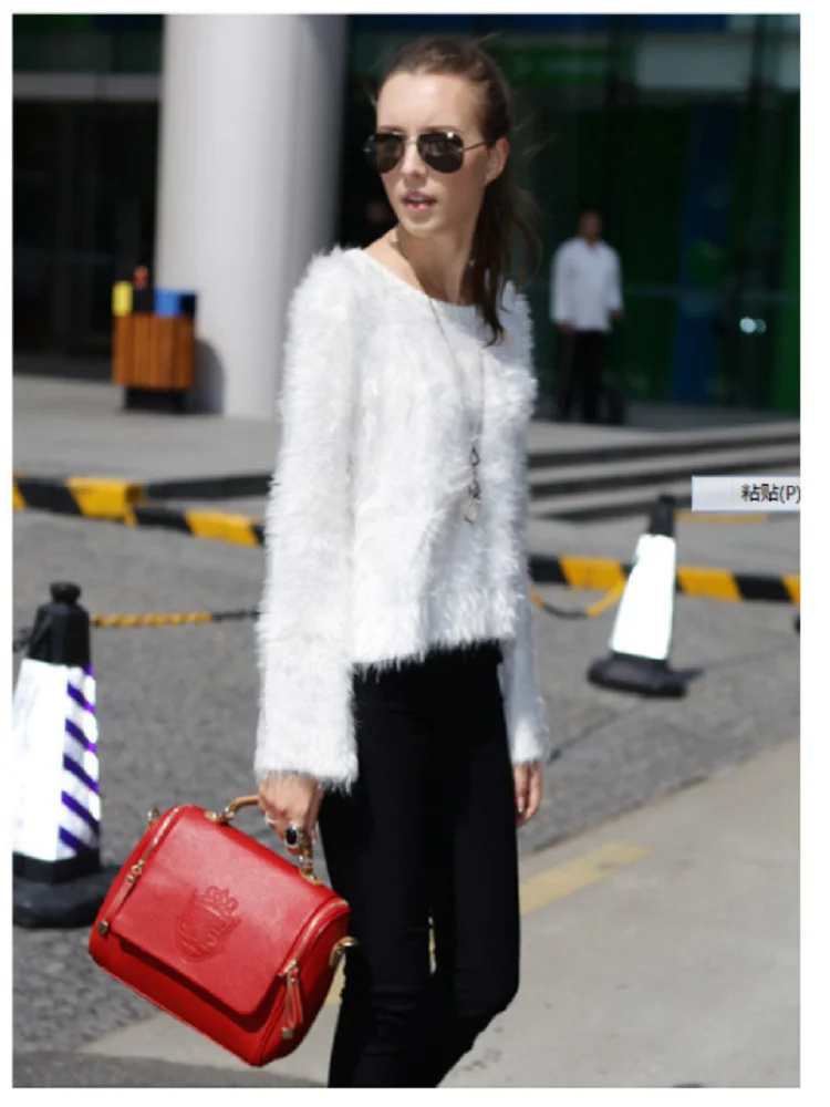 Женская сумка-мессенджер маленькая сумка через плечо ПУ на женская новая модная |