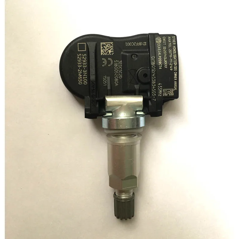 4 шт. 529333N100 529332M650 датчик давления в шинах клапан TPMS 52933-3N100 система контроля давления в колесах для Kia для Hyun-dai