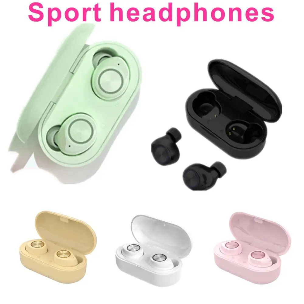 HXB Bluetooth 5 0 беспроводные наушники TWS Mini Sport Touch Pod Mic зарядка коробка гарнитура для