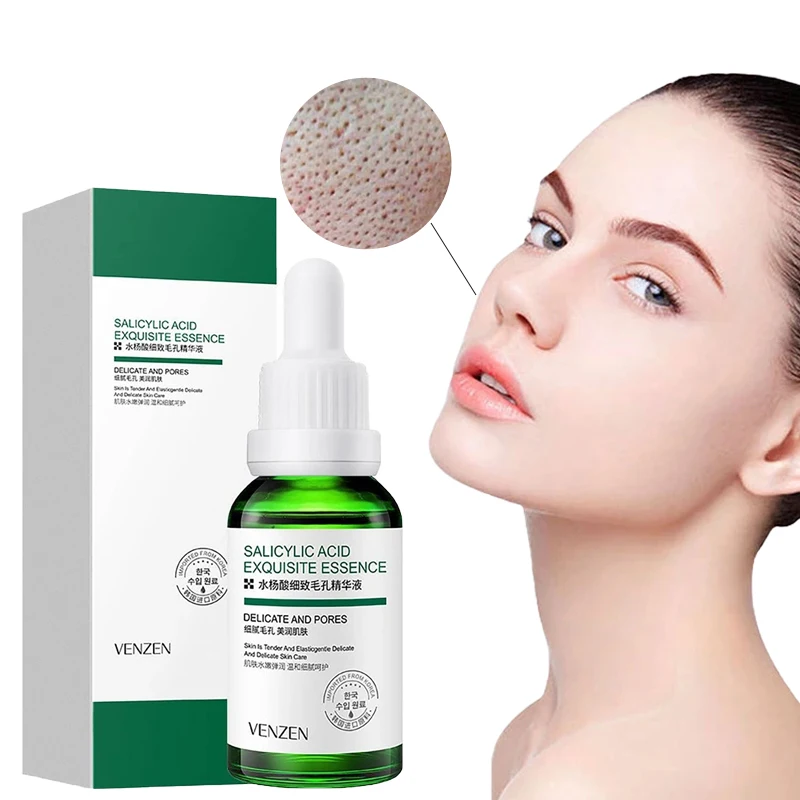 

Salicylic Acid Pore Refining Serum Moisturizing Nourish Repair Firming Whitening Oil Control Anti-Aging Facial Skin Care 30ml
