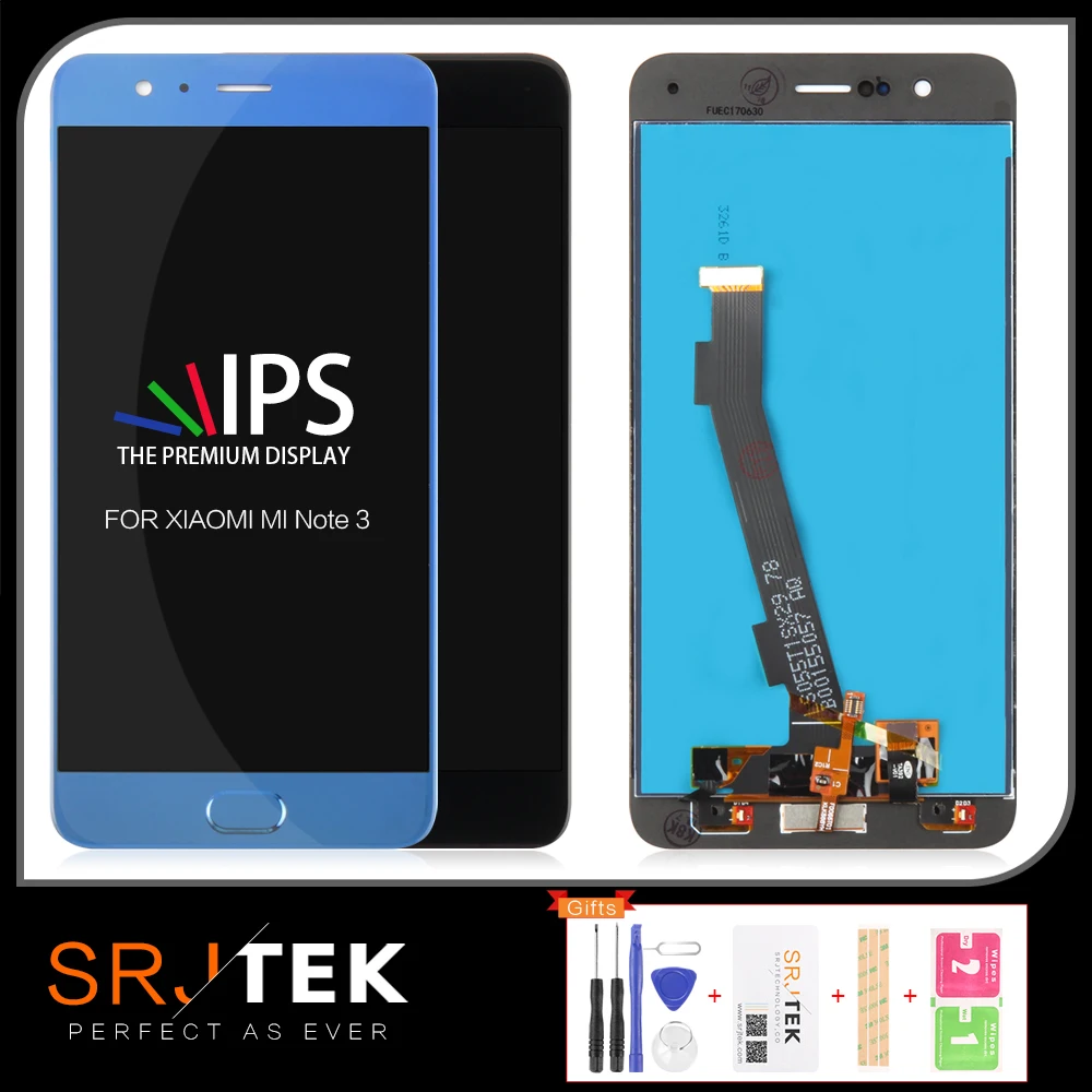 Srjtek 5 &quotдисплей для Xiaomi Mi Note 3 ЖК сенсорный дигитайзер стекло сенсор замена