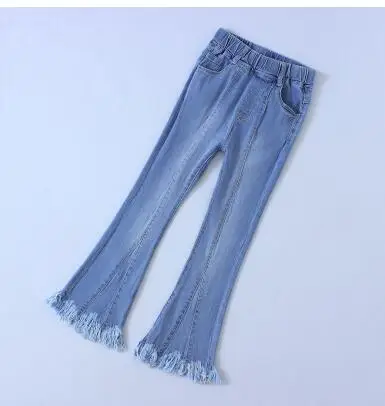 K9001 jeans Коллекция года, Весенняя детская одежда джинсы для девочек повседневные тонкие джинсы для маленьких девочек, джинсы для крупных девочек, длинные штаны - Цвет: K9001 jeans