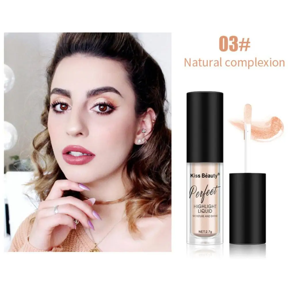 Жидкость для лица хайлайтер осветляющая жидкость с высоким блеском праймер