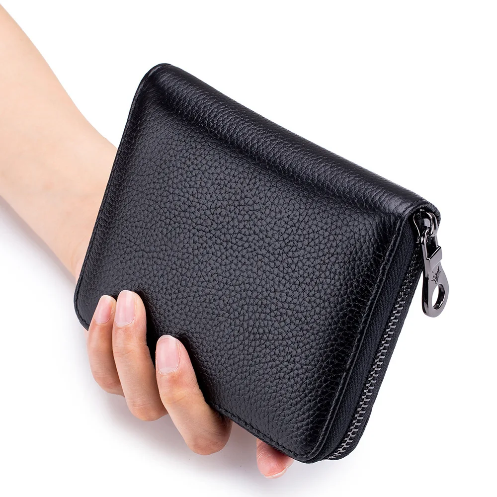 WESTCREEK брендовый RFID кошелек из натуральной кожи для женщин и мужчин кредитница на