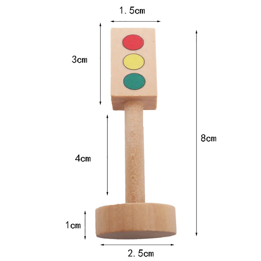 10 шт. детский деревянный дорожный знак|Блочные конструкторы| |